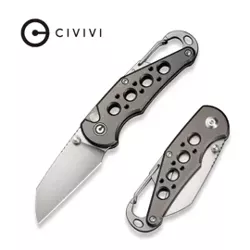 Civivi Pragma Knife Gray Aluminum, Satin Nitro-V (C23062B-2)