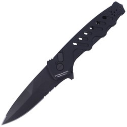 Extrema Ratio Caimano Nero Aluminum Automatic Knife, Black MIL-C N690 (04.1000.0169/BLK)