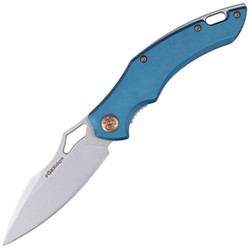 FoxEdge Sparrow Blue Anodized Aluminium, Sand Blasted by Denis Simonutti (FE-030)