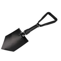 Herbertz CJH Folding Shovel Black Steel with Sheath (619112 - 10000369)