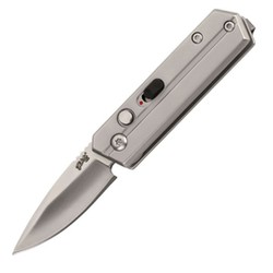 Herbertz CJH Grey Steel Automatic Knife, Satin 420 (55027)