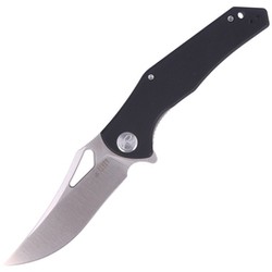 Kubey Knife Phemius Black G10, Bead Blasted D2 (KU149A)