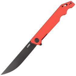 Kubey Knife Pylades Red G10, Blackwash AUS-10 (KU253B)