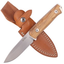 LionSTEEL B41 Olive Wood, Stonewashed Sleipner by Molletta bushcraft knife (B41 UL)