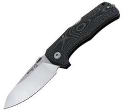 LionSteel TM1 Black Micarta, Satin Sleipner by Molletta (TM1 MS)