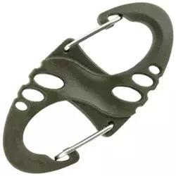 M-Tac S-Hook Double-ended Clip Hook 50mm Olive (SHKCRBNR-OD)