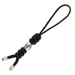 M-Tac knife lanyard Zeus Stainless Steel Black  paracord (10296102)