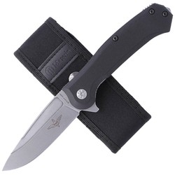 Maserin Police 680 Black G10, Stonewashed N690 by Nicolai Lilin Knife (680/G10N)