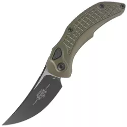 Microtech Brachial Auto OD Green Aluminium, Black M390 by Bastien Coves and Tony Marfione (268A-1OD)