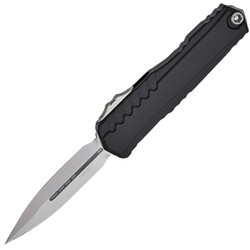 Microtech Cypher II D/E OTF Knife Black Aluminum, Stonewashed M390MK by Deryk Munroe and Tony Marfione (1242-10)