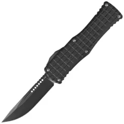 Microtech Hera S/E Frag Signature Black Aluminium Shadow, Black DLC by Tony Marfione