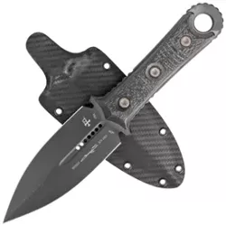 Microtech SBD D/E Signature Milled Carbon Fiber, DLC M390 by Borka Blades (201-1DLCCFS)