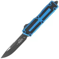 Microtech Scarab II S/E Gen III Blue Aluminium/3M, Black M390MK by Tony Marfione OTF Knife (1278-1BL)