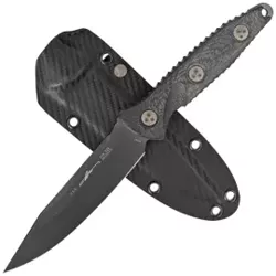 Microtech Socom Alpha S/E Signature Carbon Fiber, DLC M390 by Tony Marfione (113-1DLCCFS)