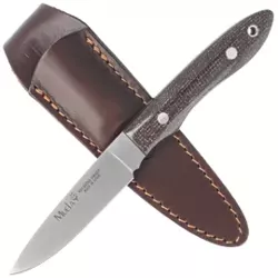 Muela 4410-M Brown Jute Micarta, Satin X50CrMoV15 Knife