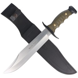 Muela 7222 Green ABS Knife, Satin 420H