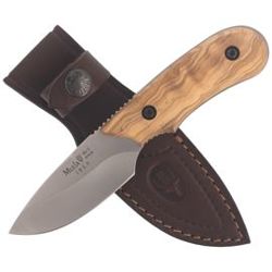 Muela Full Tang Olive Wood, Satin X50CrMoV15 (IBEX-8.OL)