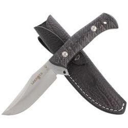 Muela Knife Full Tang Black Micarta, Satin 1.4116 (LAKHOTA-12M)