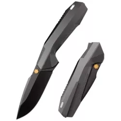 Remette RT-WK1-B Disassemble Knife Charcoal Grey/DLC Titanium, DLC M390