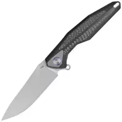 RikeKnife Tulay Integral Black G10/Carbon Fiber, Satin 154CM (RK-TULAY-B/CF)