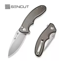 Sencut Cybrix Gray Aluminum, Satin 9Cr18MoV (S23098A-2)