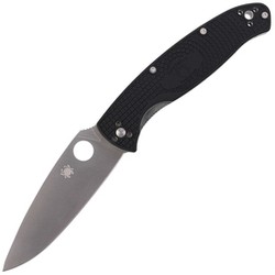 Spyderco Resilience Lightweight Knife Black FRN, Satin 8Cr13MoV by Eric Glesser (C142PBK)