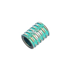 Titanium Paracord WE Knife Bead, Blue (A-02C)