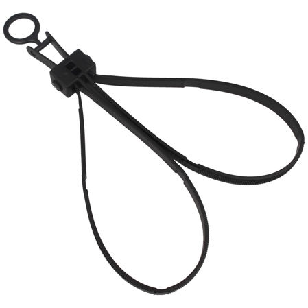 ASP Tri-Fold Restraints Black 6-Pak, Tactical handcuffs (56192)