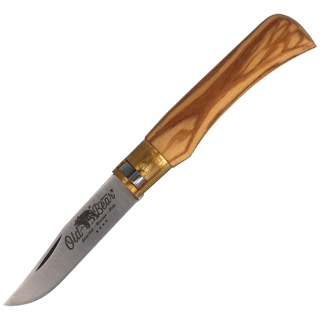 Antonini Old Bear Classical S Olive Wood, Satin AISI 420 (9307/17_LU)