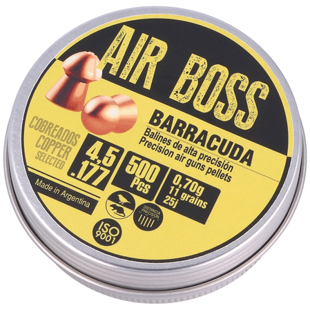 Apolo Air Boss Barracuda Copper AirGun Pellets .177 / 4.5 mm, 500 psc 070.g/ 11.0gr (30002)