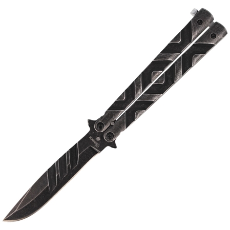 Balisong Knife Martinez Albainox Stone, Stonewashed (02105)