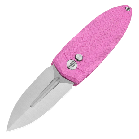 Bestech QUQU Knife Pink G10, Satin 14C28N by Gogo (BG57A-2)