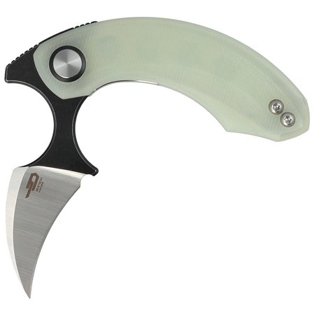 Bestech Strelit Jade G10, Satin/Black Stonewashed 14C28N by Ostap Hel Knife (BG52B-2)