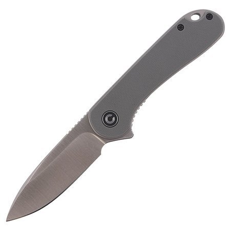 CIVIVI Knife Elementum Flipper Gray G10, Satin Finish (C907B)