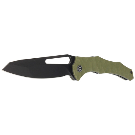 CIVIVI Spiny Dogfish Green G10, Black Stonewashed 14C28N by Gavko Knives (C22006-3)