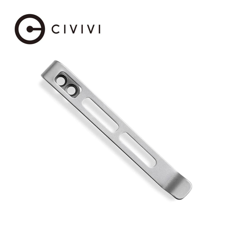 Civivi Deep Carry Pocket Clip, Stainless Steel (CA-06B-V1)