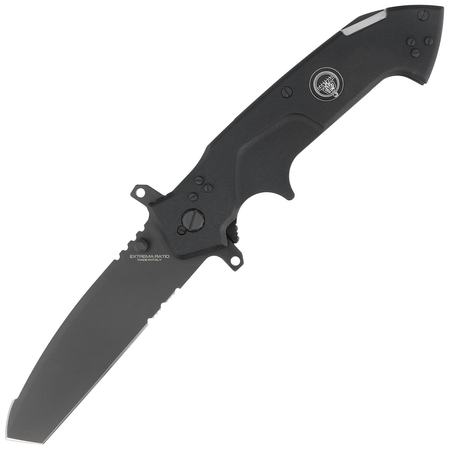 Extrema Ratio Glauca B1 Black Aluminum Knife, Black MIL-C N690 (04.1000.0139/BLK)