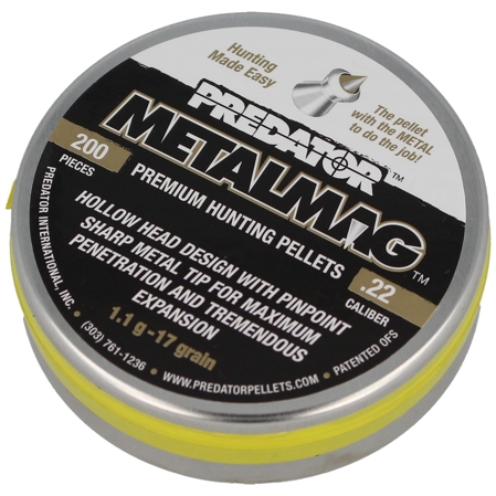 JSB Predator MetalMag .22 / 5.5mm Airgun Pellets 200psc (2002-01-200)