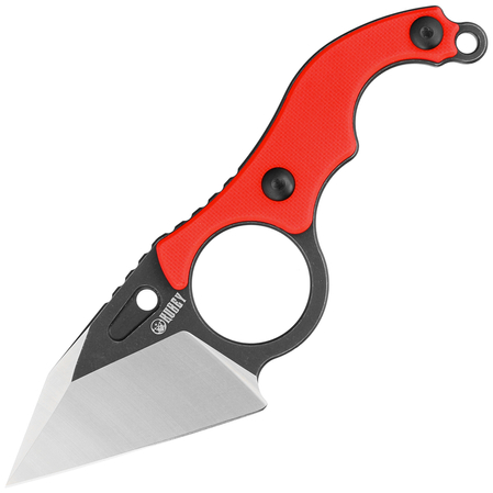 Kubey Knife Hippocam Red G10, Two Tone D2 (KU166D)