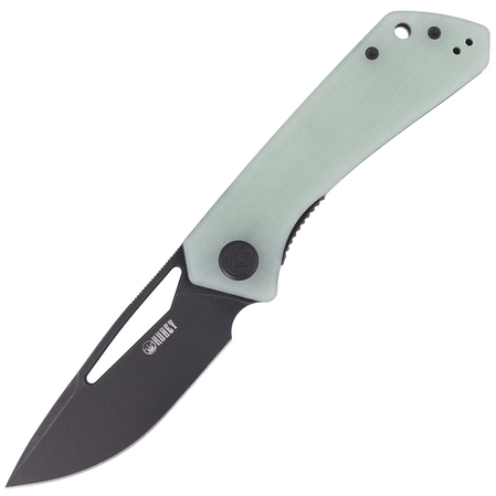 Kubey Knife Thalia, Jade G10, Dark Stonewashed D2 (KU331E)