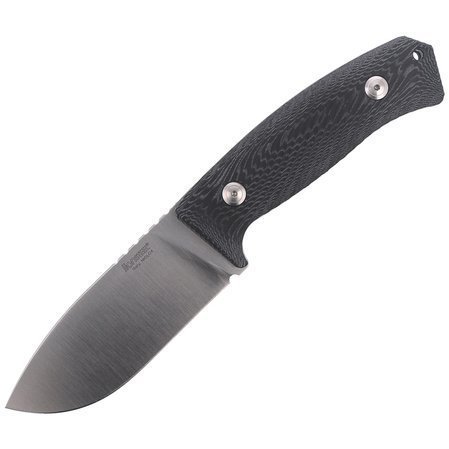 LionSteel Bushcraft Micarta Black / Fixed Satin Blade (M3 MI)