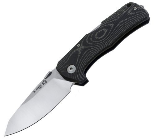 LionSteel TM1 Black Micarta, Satin Sleipner by Molletta (TM1 MS)