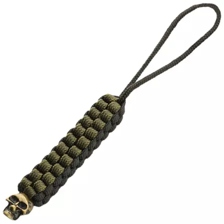 M-Tac knife lanyard Cuboid Skull Black/Olive paracord (10285201)