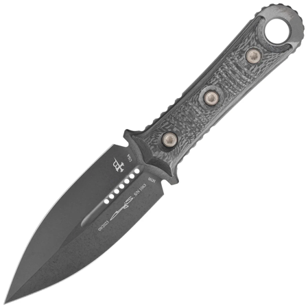 Microtech SBD D/E Signature Milled Carbon Fiber, DLC M390 by Borka Blades (201-1DLCCFS)