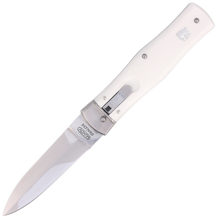 Mikov Predator White ABS, Mirror switchblade (241-NH-1/KP WHITE)