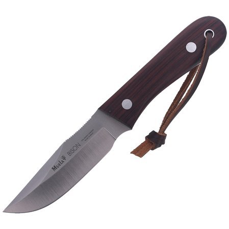 Muela Bison-9NL Palisander Wood Knife, Satin X50CrMoV15