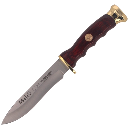 Muela COMF-10 Pakka Wood Knife, Satin X50CrMoV15