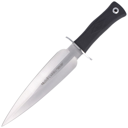 Muela Caribu.G Remate Black Rubber Knife, Satin X50CrMoV15