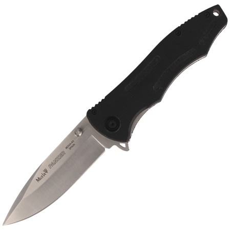 Muela Panzer-10 Black PTB/Fiber Glass Knife, Satin X60CrMoV15