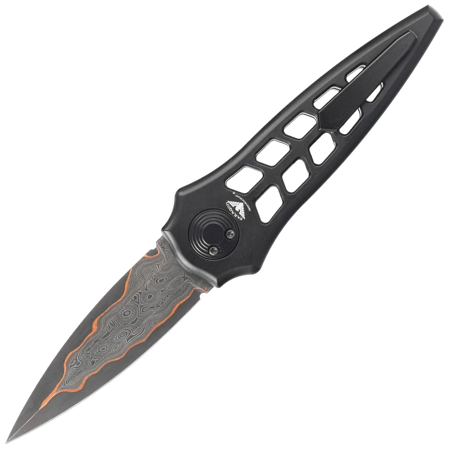 Paragon Warlock Enchanted 6061 Custom Model 7 Black Aluminum, Damsacus Baker Forge Raindrop Gomai Copper Shim 80CRV (ENCHA-B-BFD)